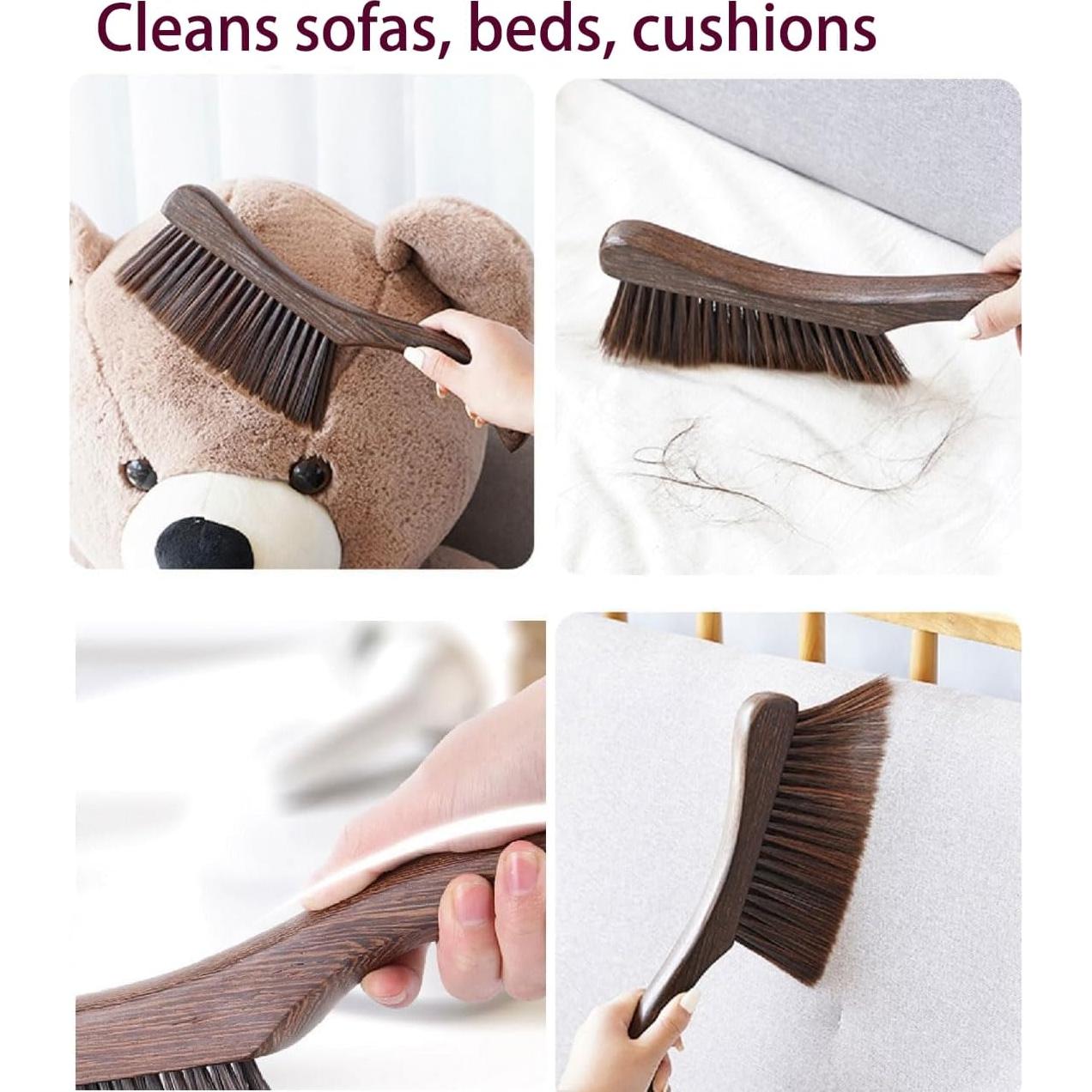 Cepillo de Polvo HIQU y HIST de Madera con Cerdas Suaves