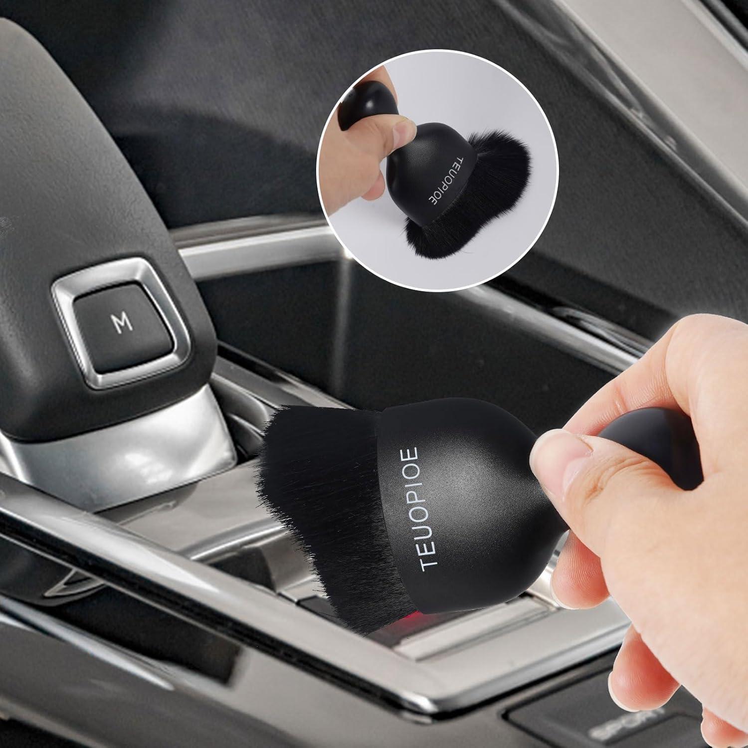 Juego de Cepillos de Limpieza TEUOPIOE para Automóviles 2 Piezas