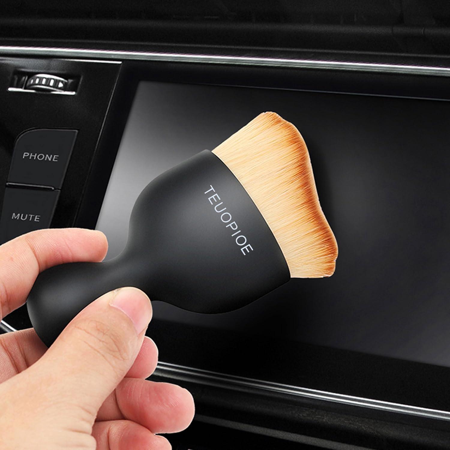 Juego de Cepillos de Limpieza TEUOPIOE para Automóviles 2 Piezas