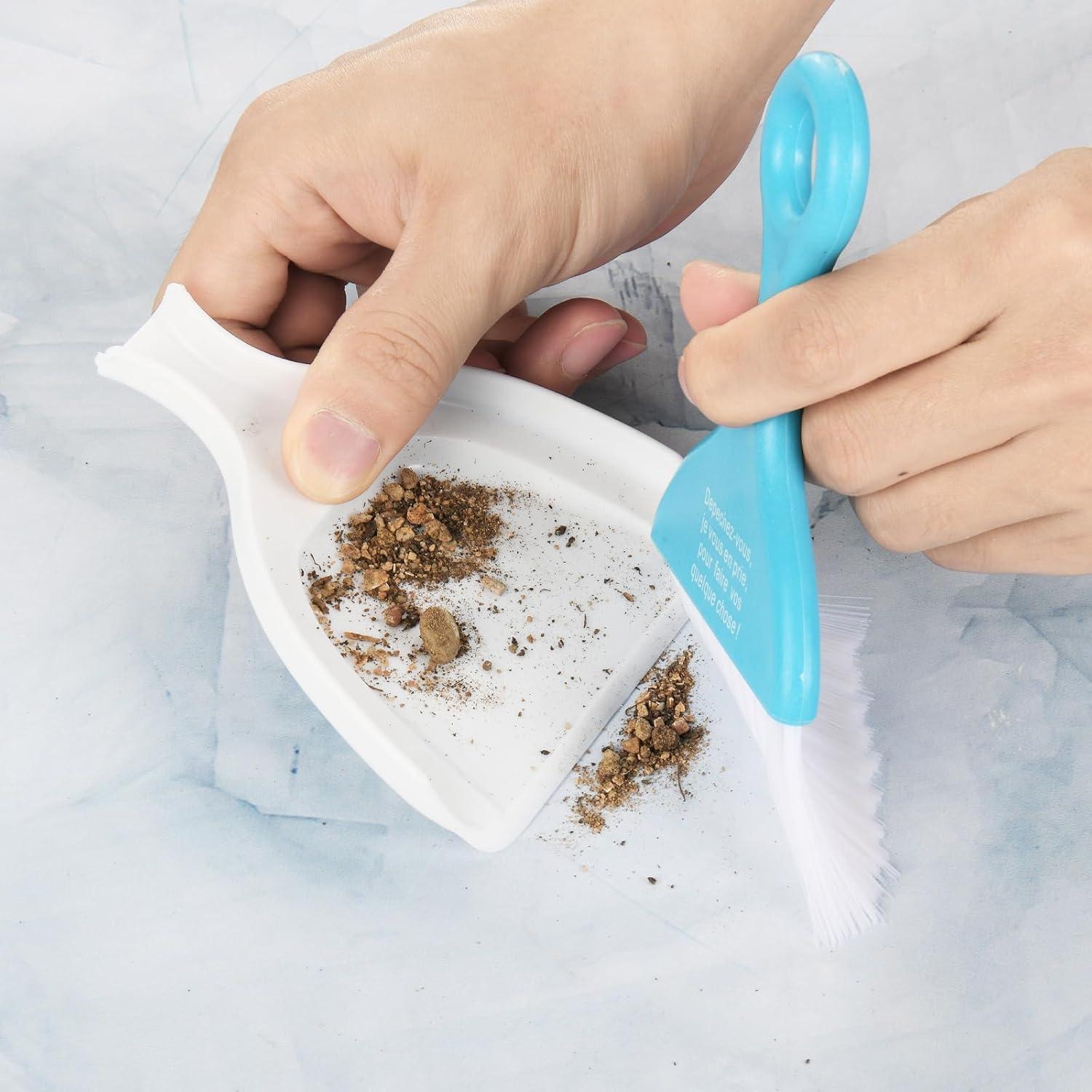 Juego de 3 Piezas Mini Escoba y Recogedor Easecos