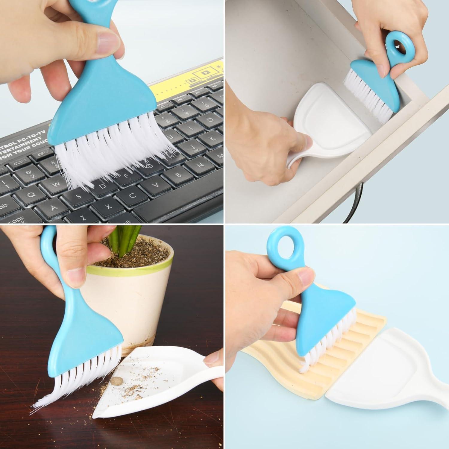 Juego de 3 Piezas Mini Escoba y Recogedor Easecos