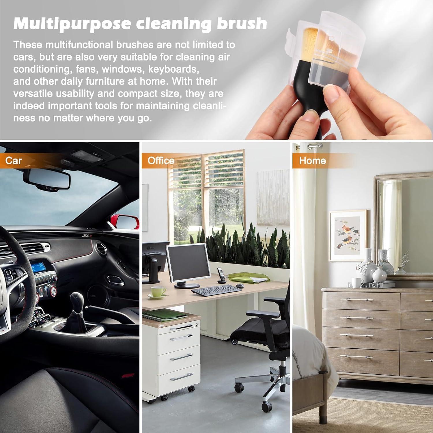 Cepillo de Detalle para Interior de Coche NADUSEP CIDB01 - 2 Piezas