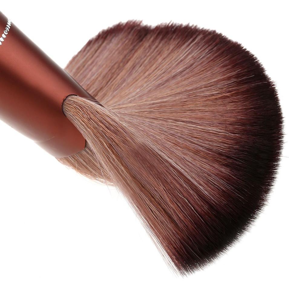 Brocha Profesional para Corte de Cabello Anself con Mango de Madera