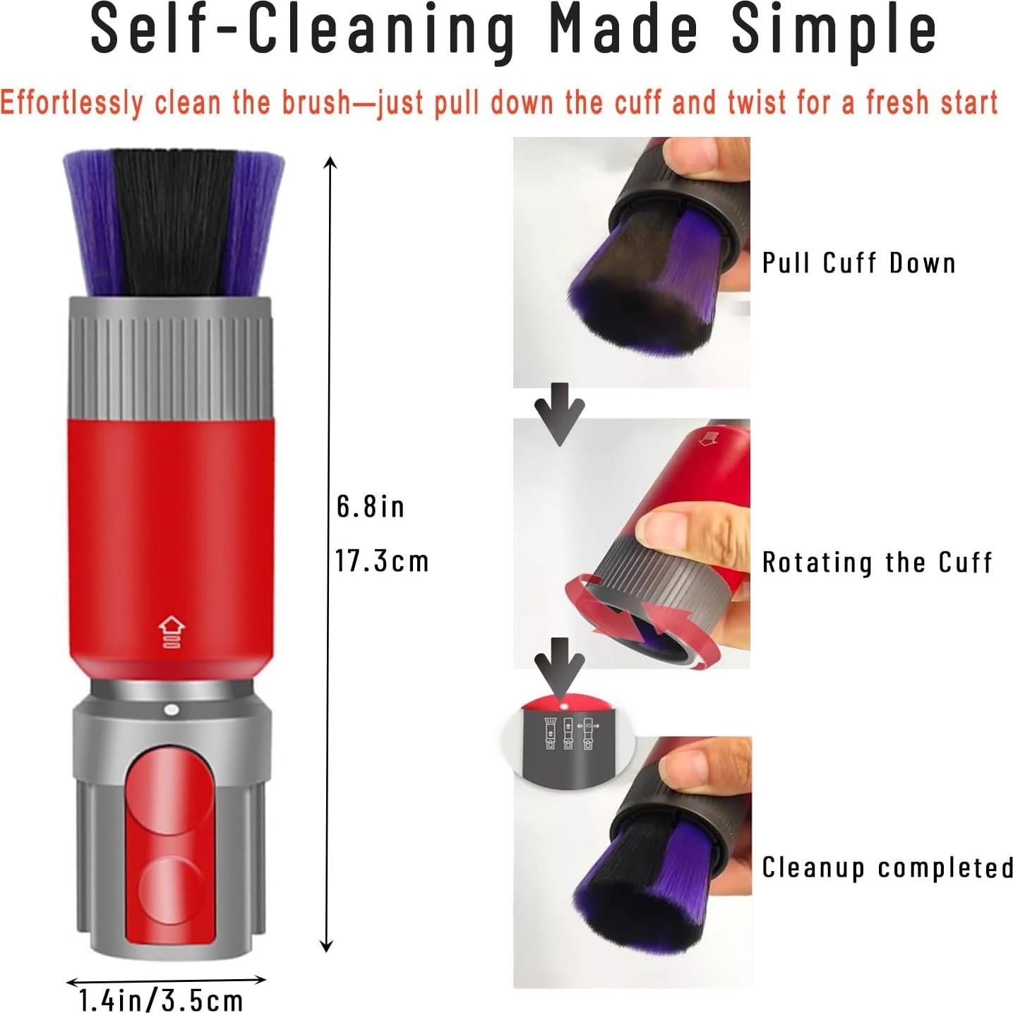 Cepillo y manguera de extensión Amalfy para Dyson GEN5 G5 V15 V11 V10 V8 V7