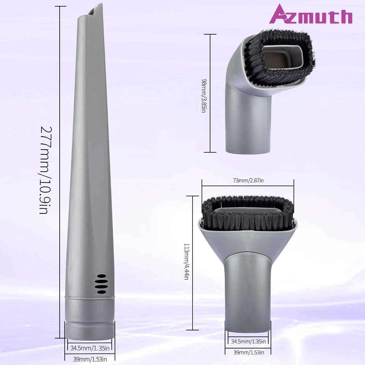 Paquete de 2 repuestos Shark: cepillo y herramienta de hendidura