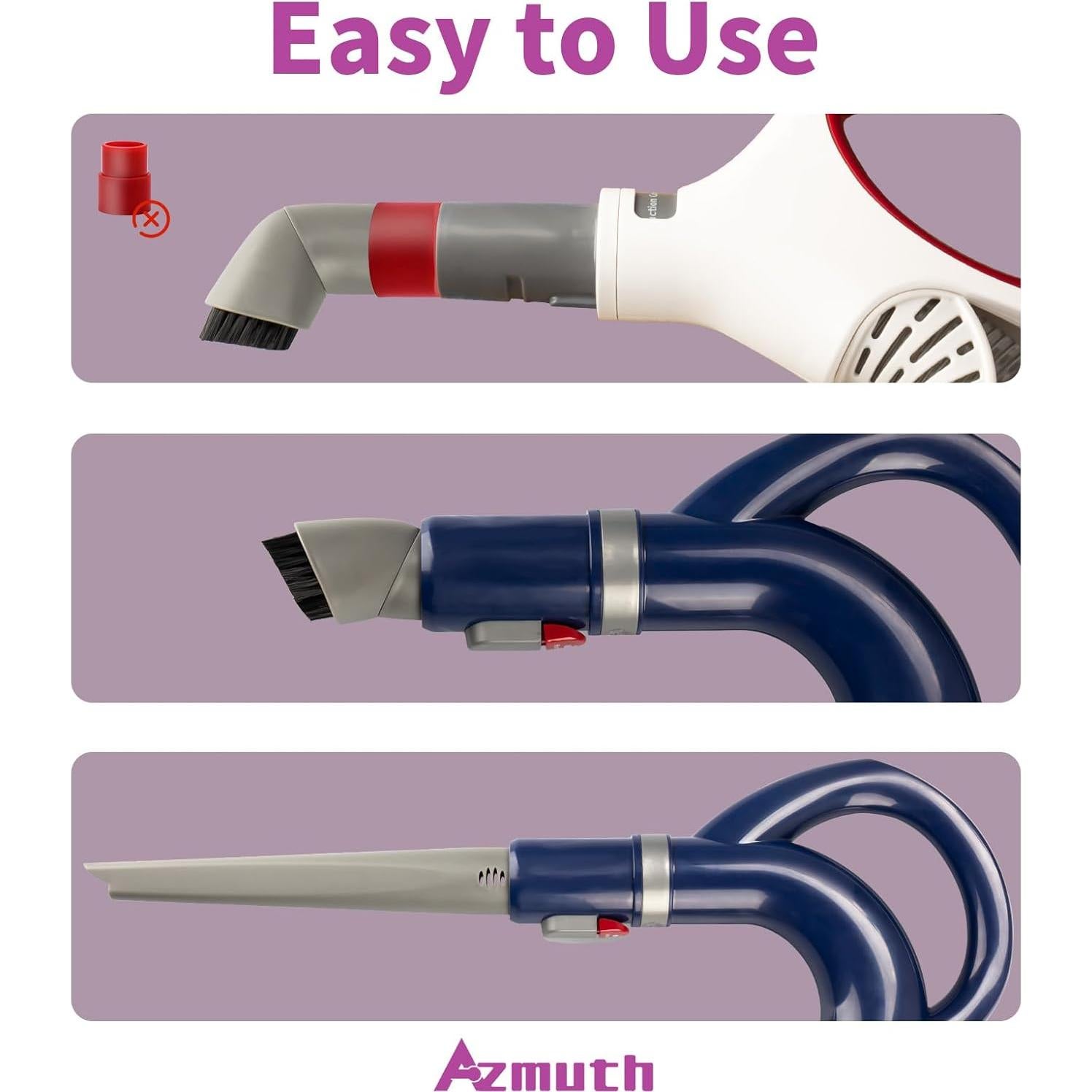 Paquete de 2 repuestos Shark: cepillo y herramienta de hendidura