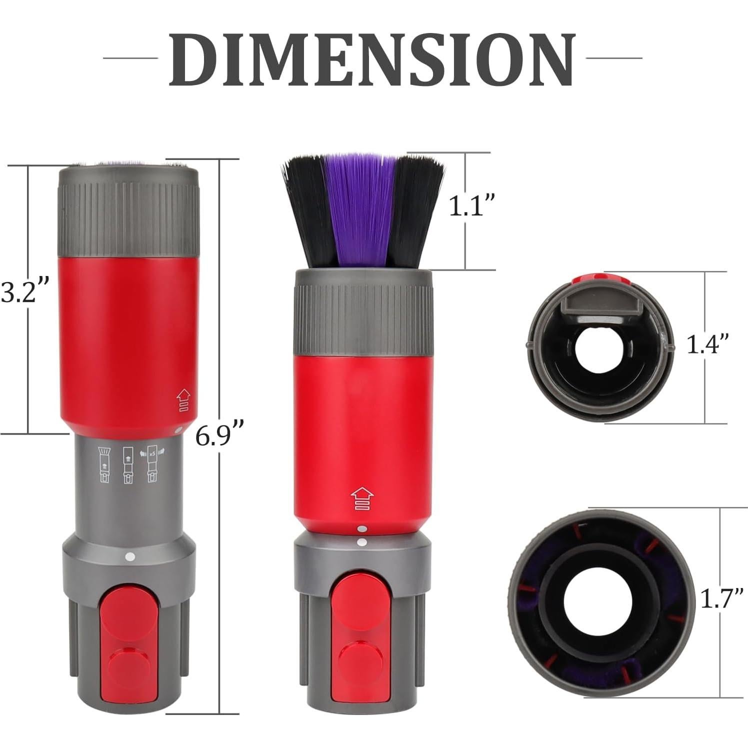 Cepillo de Polvo Ultra Suave Fullclean para Aspiradora Dyson