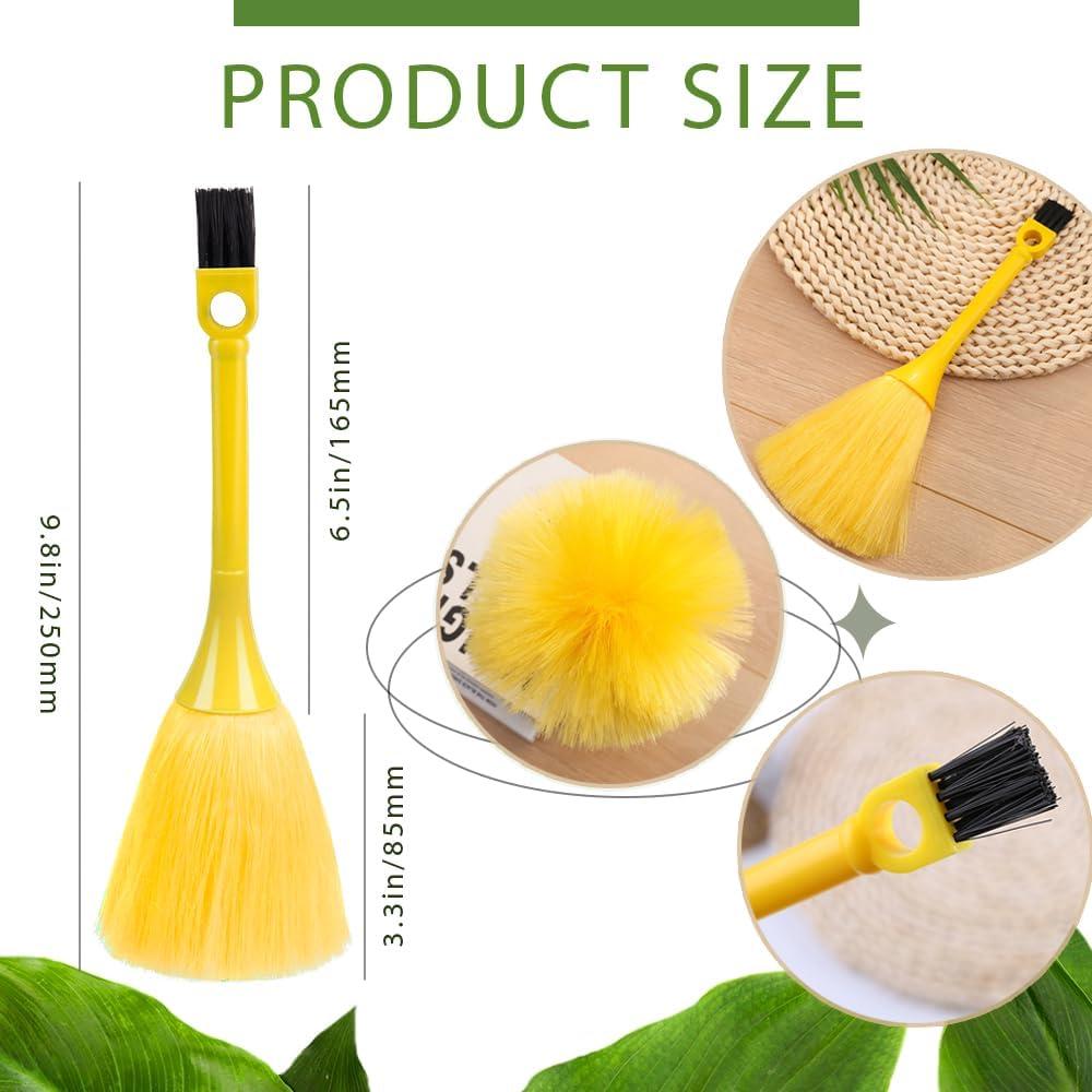 ZORZA Mini Cepillo de Limpieza Antiestático 3 Pcs Microfibra