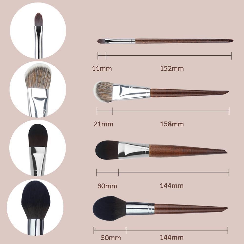 Juego de 4 Pinceles de Limpieza Lumixplendida para Modelos