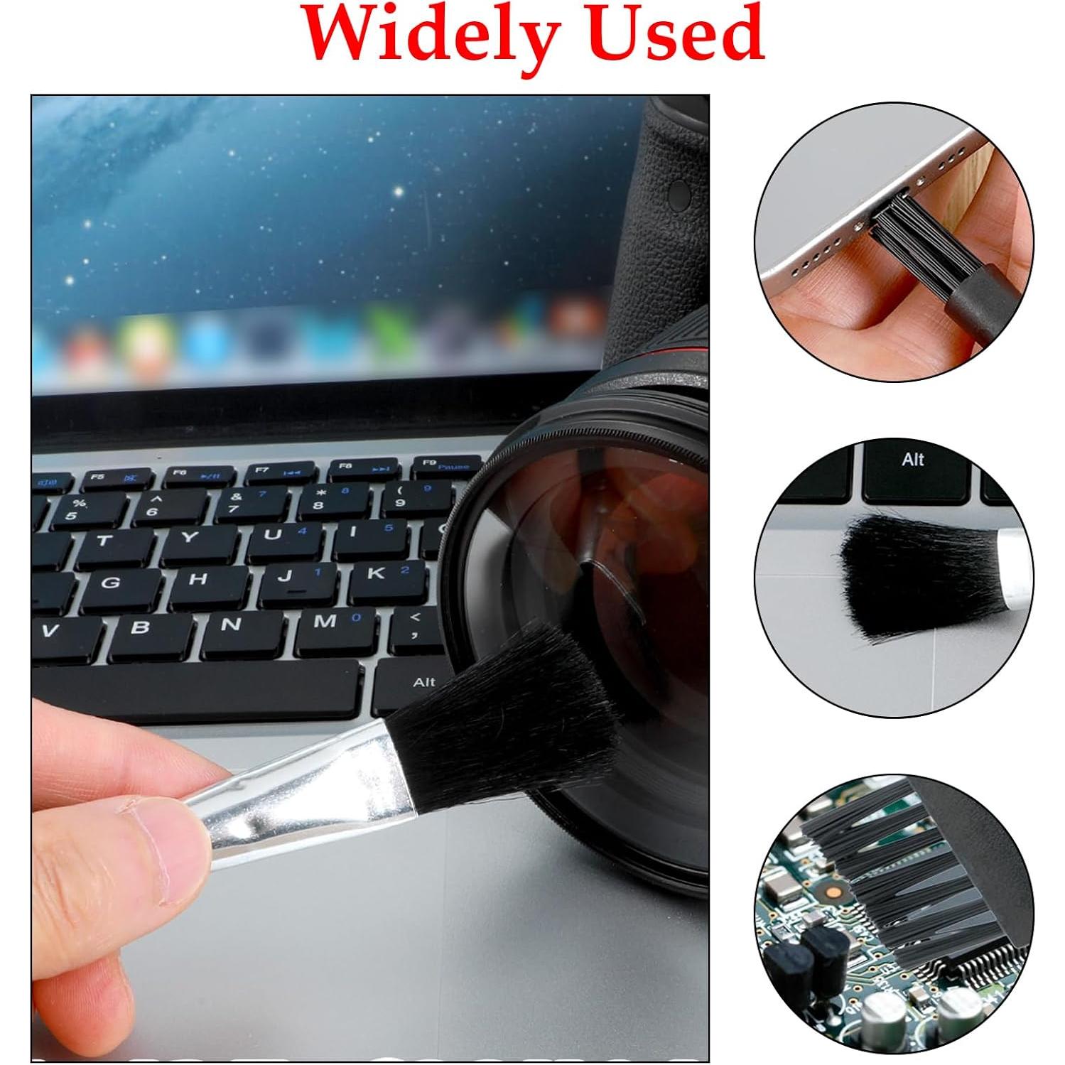 Kit de 8 Cepillos de Limpieza Antiestáticos Abeillo para Teclados