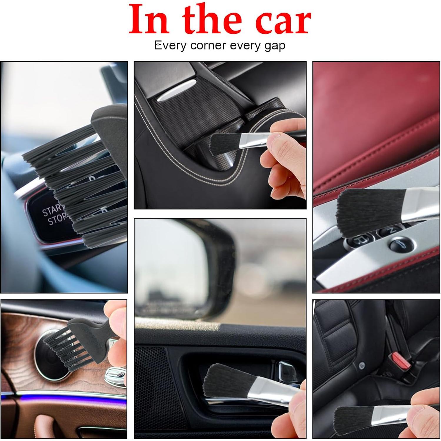 Kit de 8 Cepillos de Limpieza Antiestáticos Abeillo para Teclados