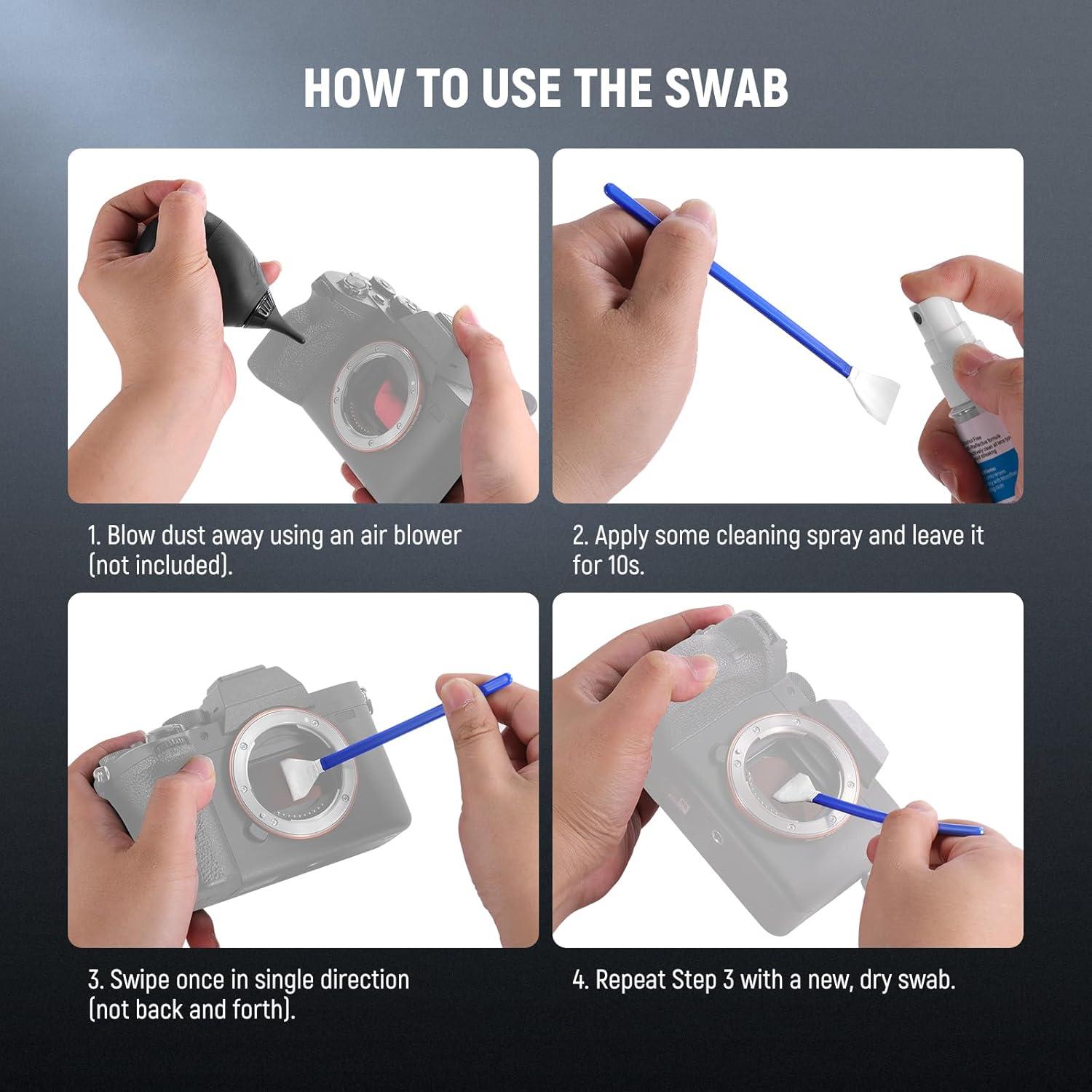 Kit de Limpieza de Lentes NEEWER 12 en 1 para Cámaras DSLR