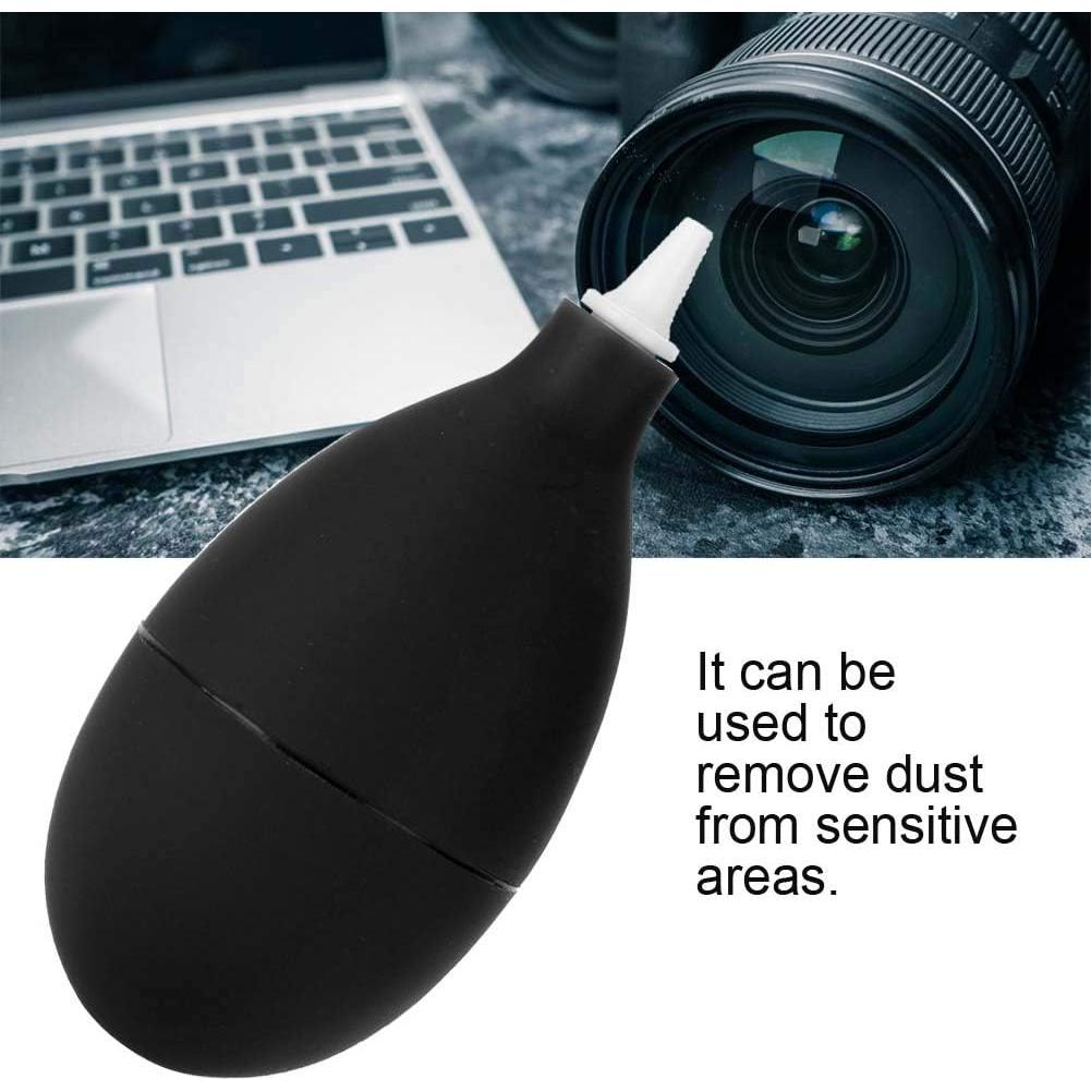 Limpiador de Teclado Semme, Soplador de Polvo de Silicona Negro