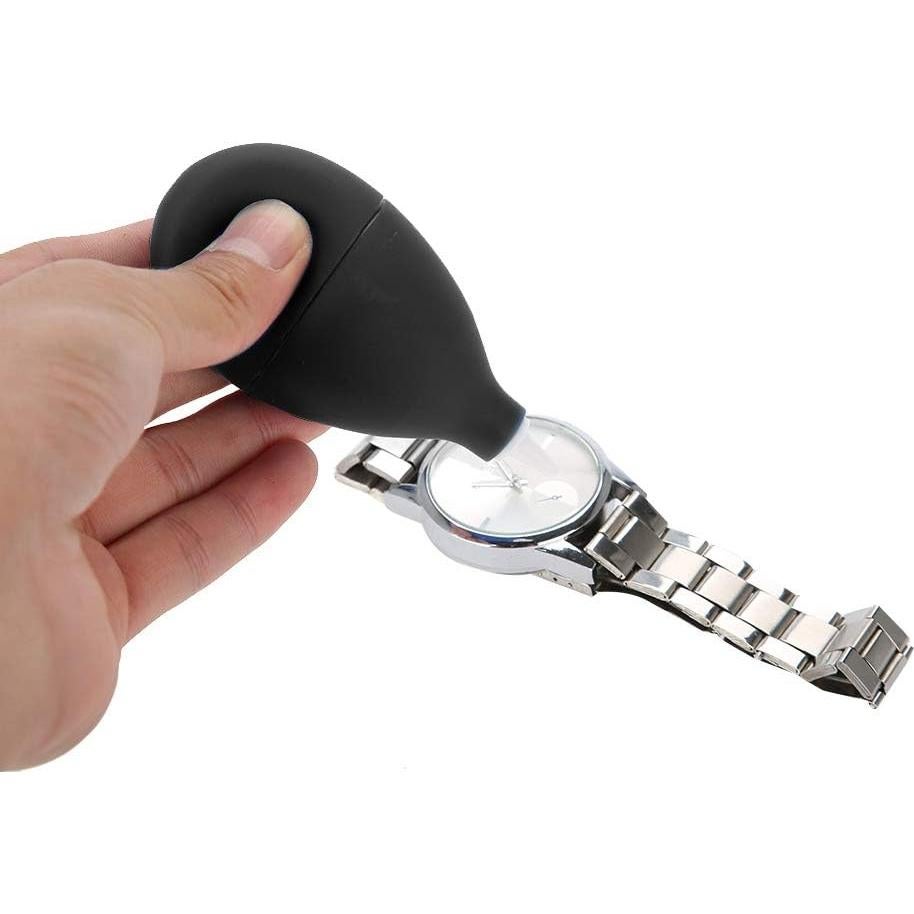 Limpiador de Teclado Semme, Soplador de Polvo de Silicona Negro