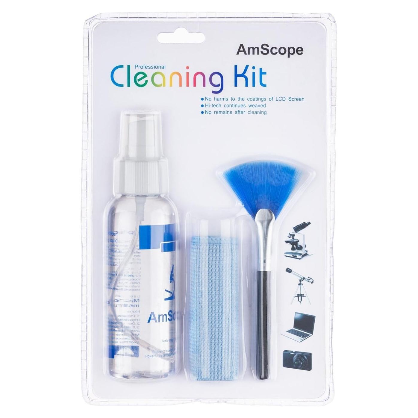 Kit de Limpieza Profesional AmScope CK-I para Pantallas LCD