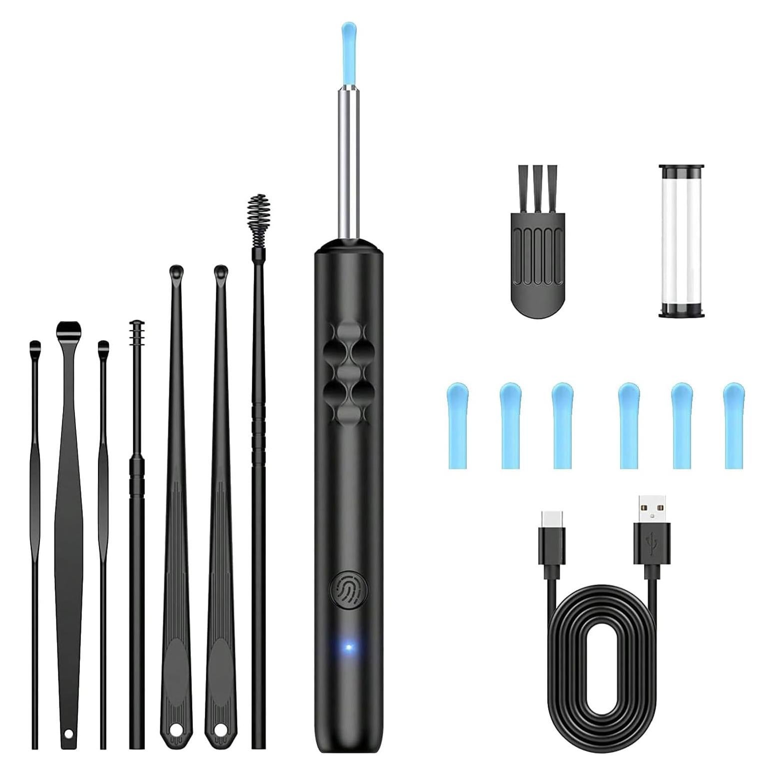 Limpiador de Oídos Fubangneer con Cámara HD y 6 LED