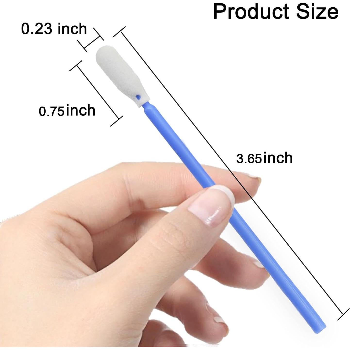 Hisopos de limpieza Wellgler KM722 de 9.27 cm - 200 PCS