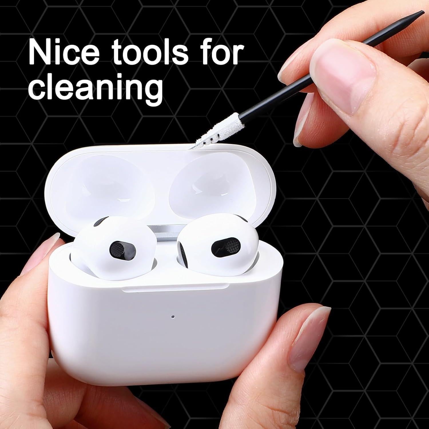 Outus 200 Palitos de Esponja para Limpieza 6.5 cm Negro