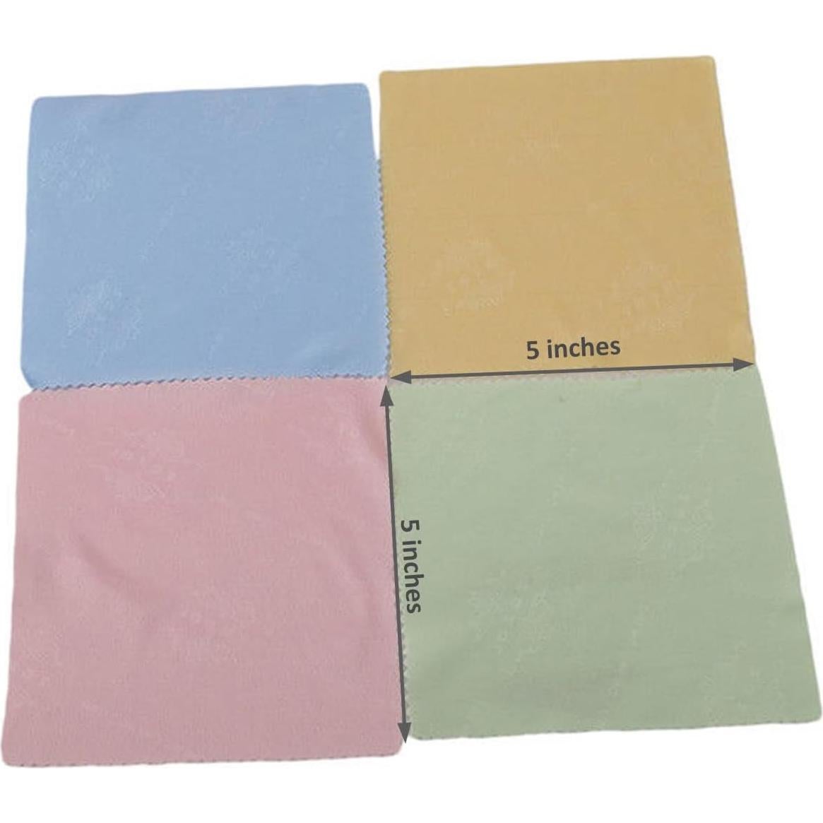Paquete de 100 Paños de Microfibra BEILOCKERY 12.7x12.7cm