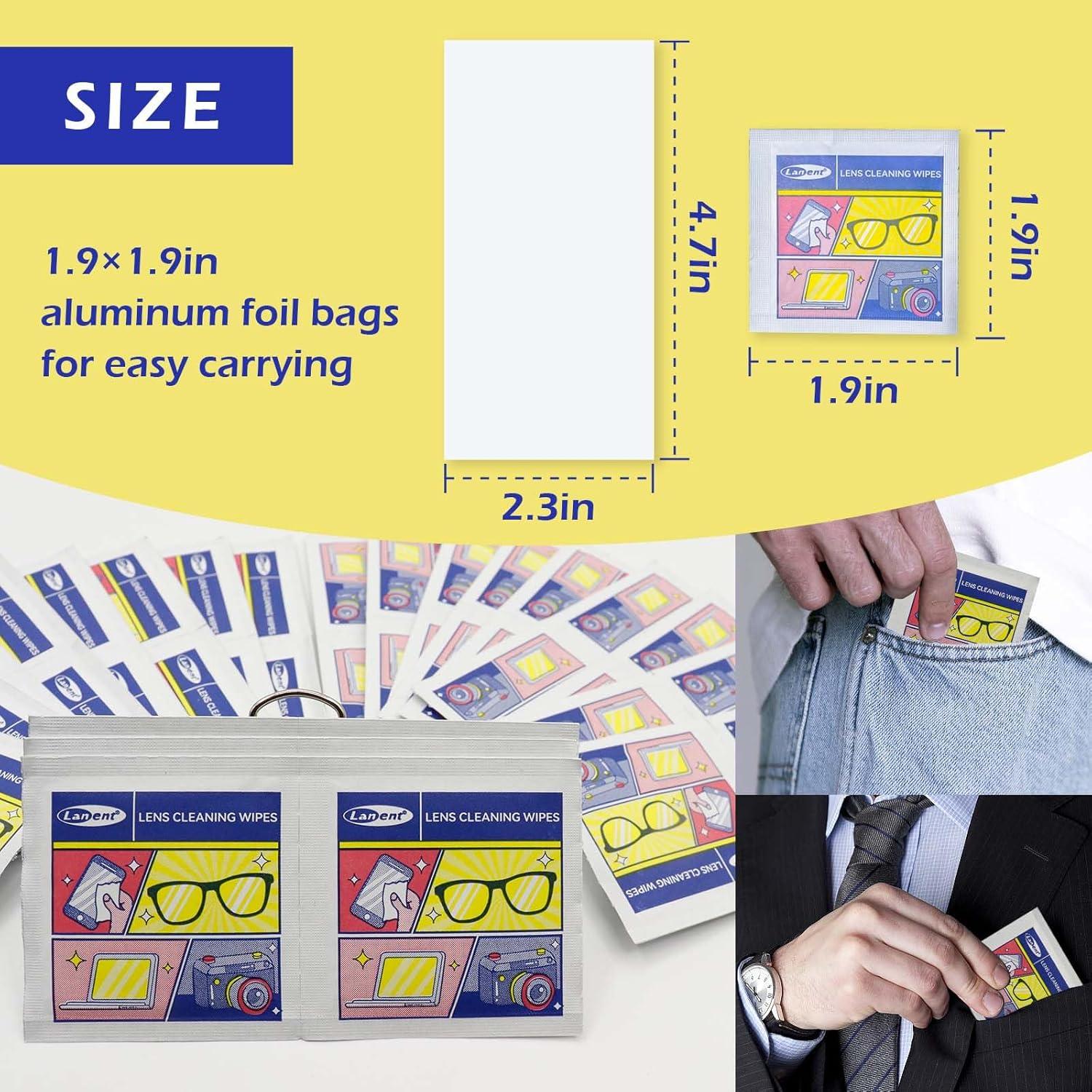 Toallitas de Limpieza para Lentes Suqian - 300 Unidades