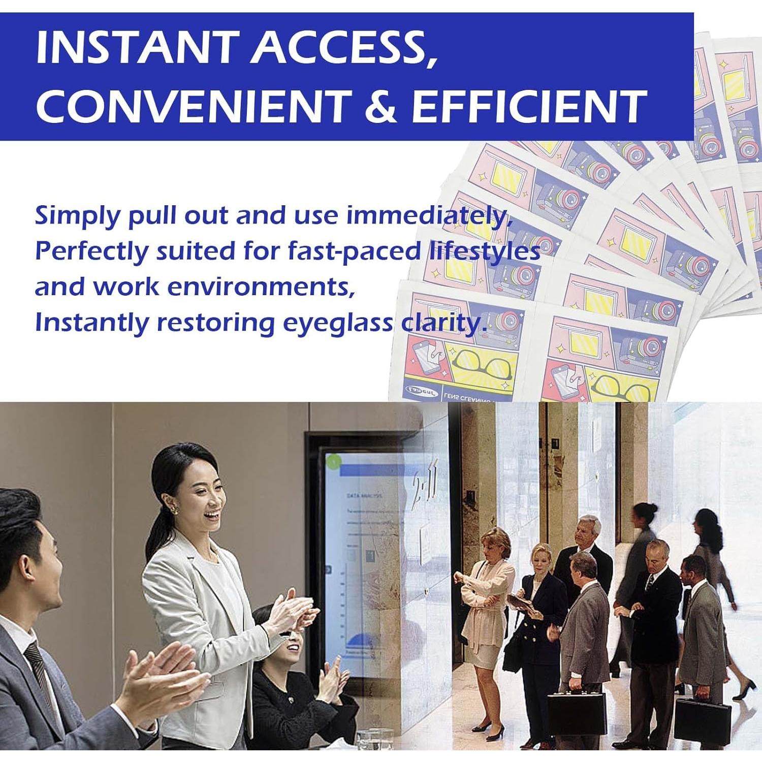 Toallitas de Limpieza para Lentes Suqian - 300 Unidades