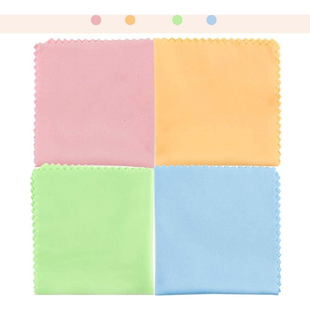 Paquete de 100 Paños de Microfibra XINMEIWEN 14x14 cm