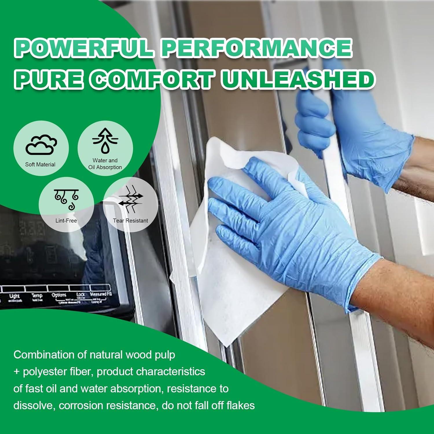 Toallitas de sala limpia Synivovan 10x10cm 1200 Pcs Grado B