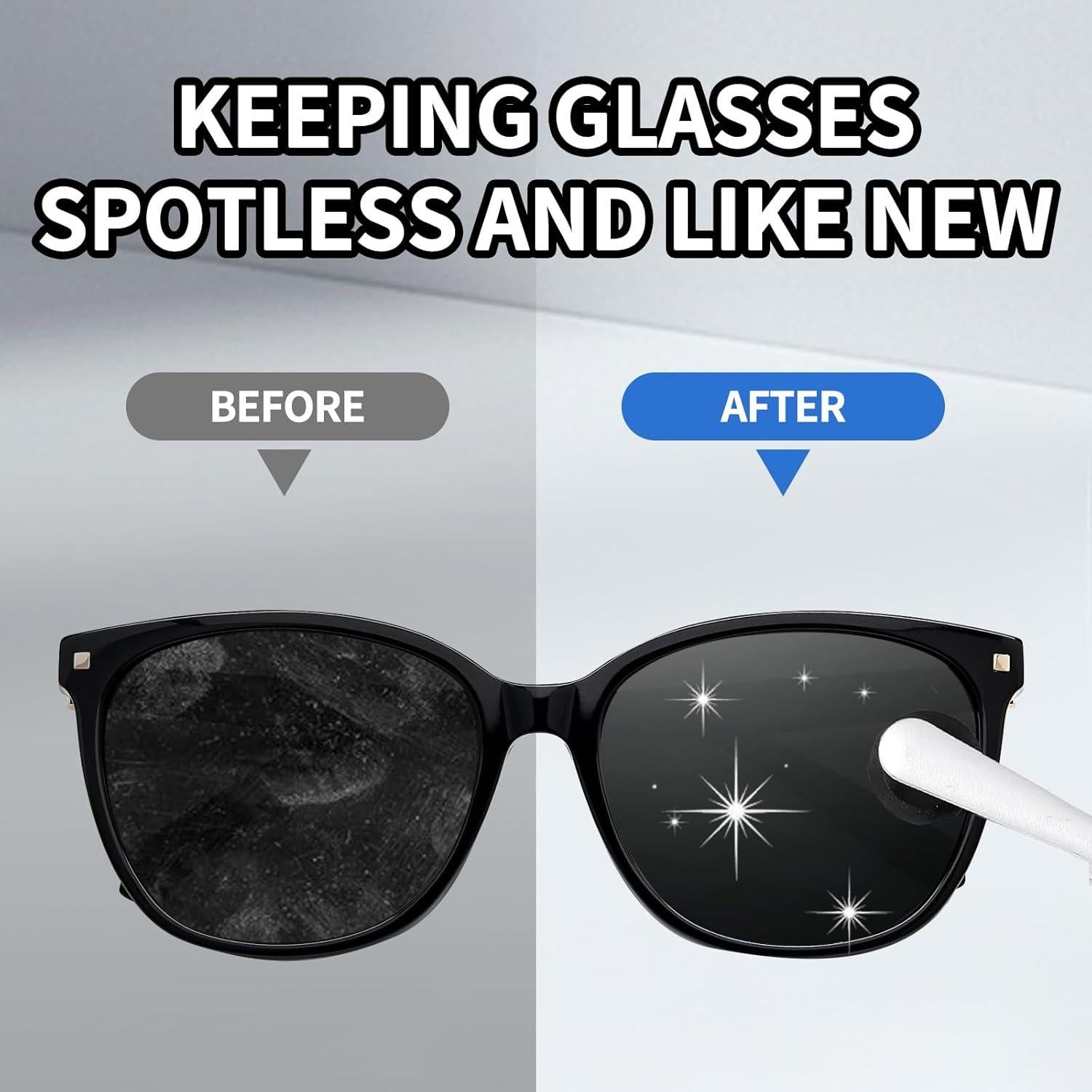 Almohadillas Limpiadoras de Gafas Peeps CarbonKlean - 10 Pcs