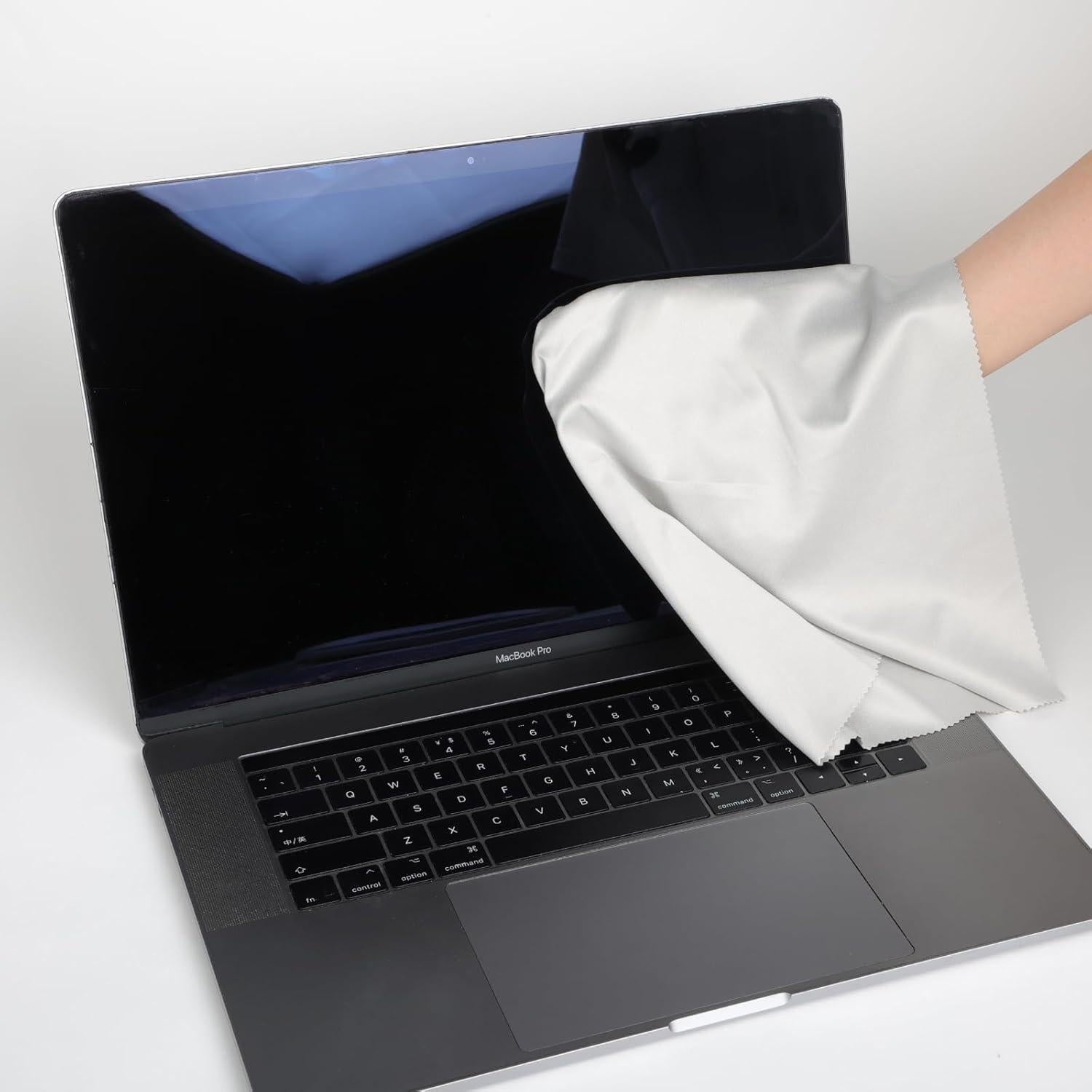 Paño de Microfibra Extra Grande 40x40cm Dhoptical Gris 2 Piezas