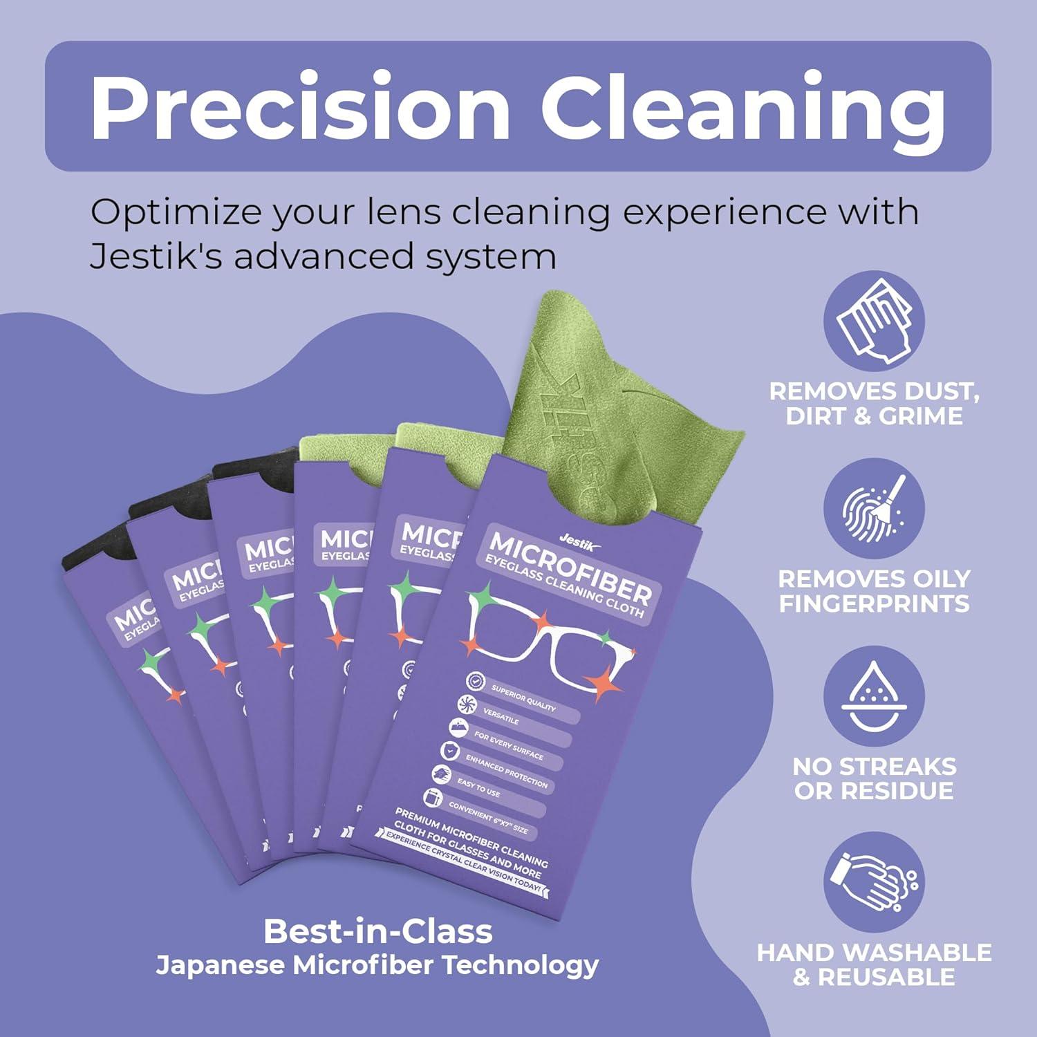 Paquete de 6 Paños de Microfibra Jestik para Limpieza