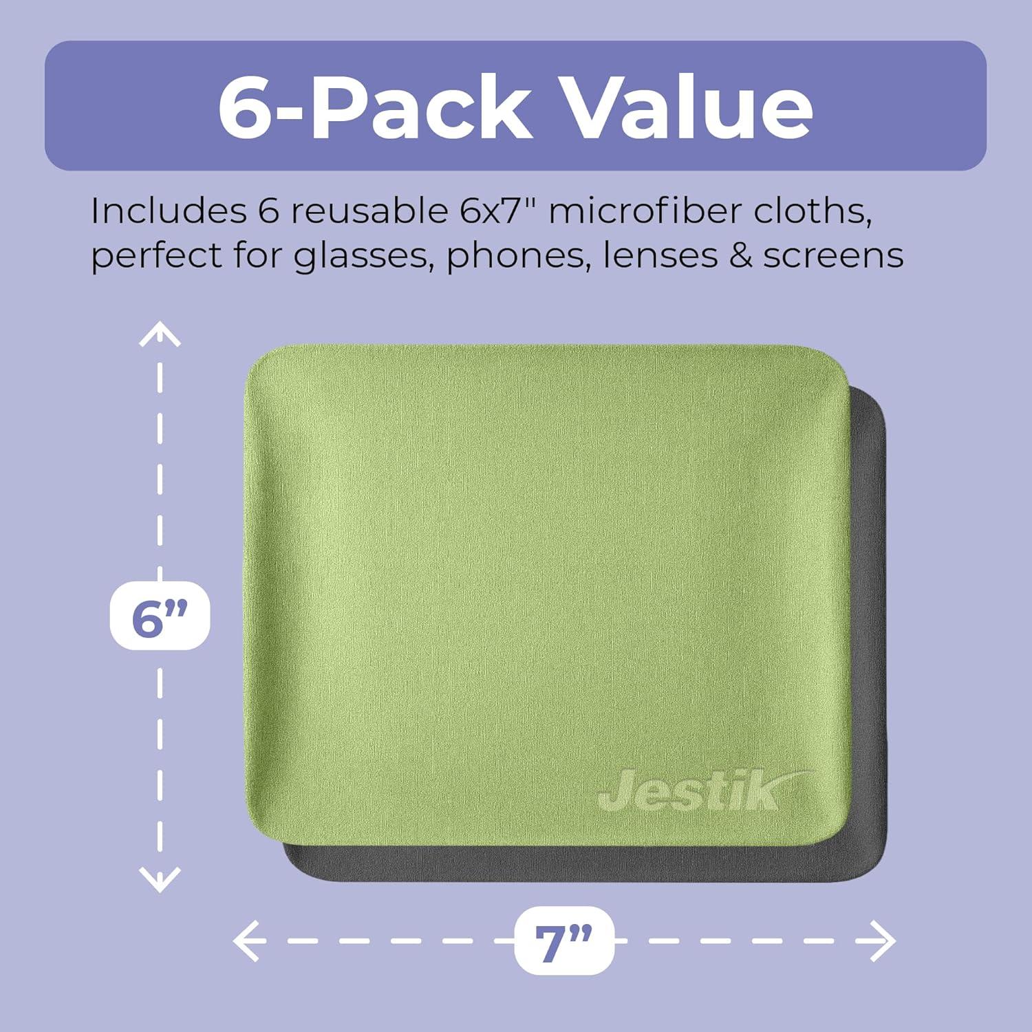 Paquete de 6 Paños de Microfibra Jestik para Limpieza