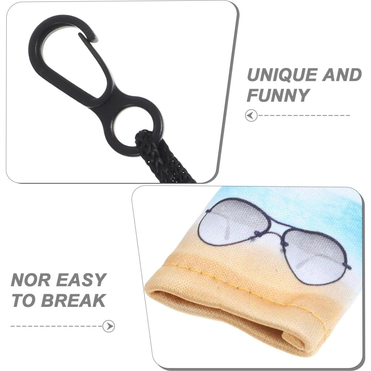 Limpiador de Lentes de Microfibra FOMIYES con Llavero 4.5x4cm