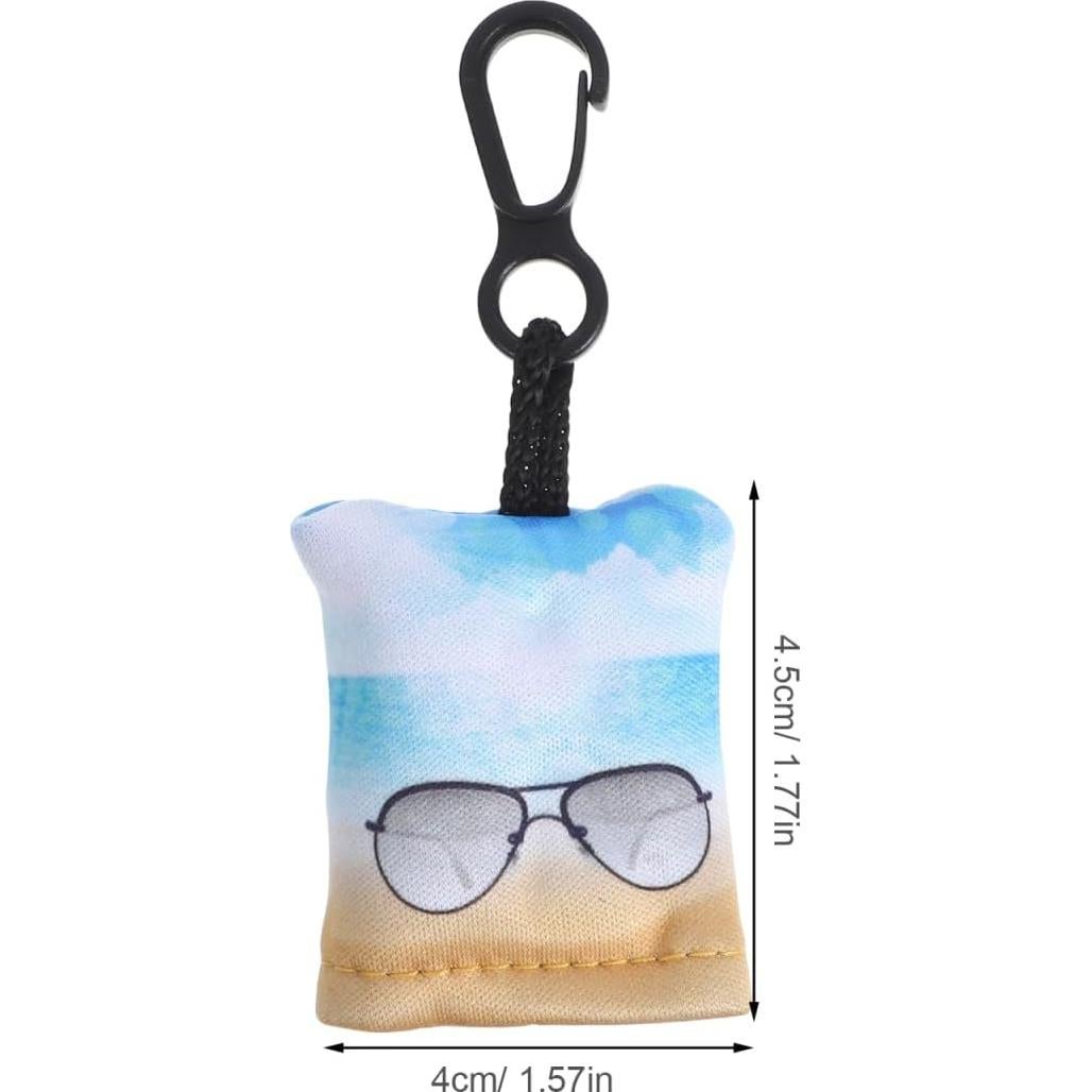 Limpiador de Lentes de Microfibra FOMIYES con Llavero 4.5x4cm