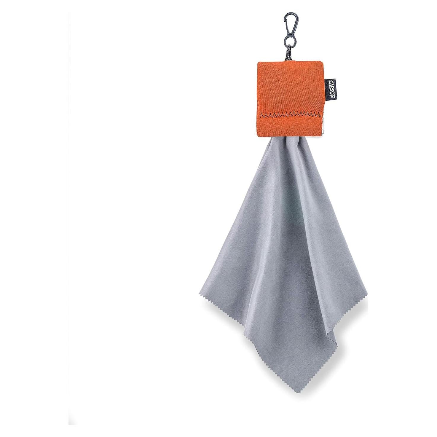 Paño de limpieza microfibra Carson Stuff-It Pro 20x20 cm Naranja