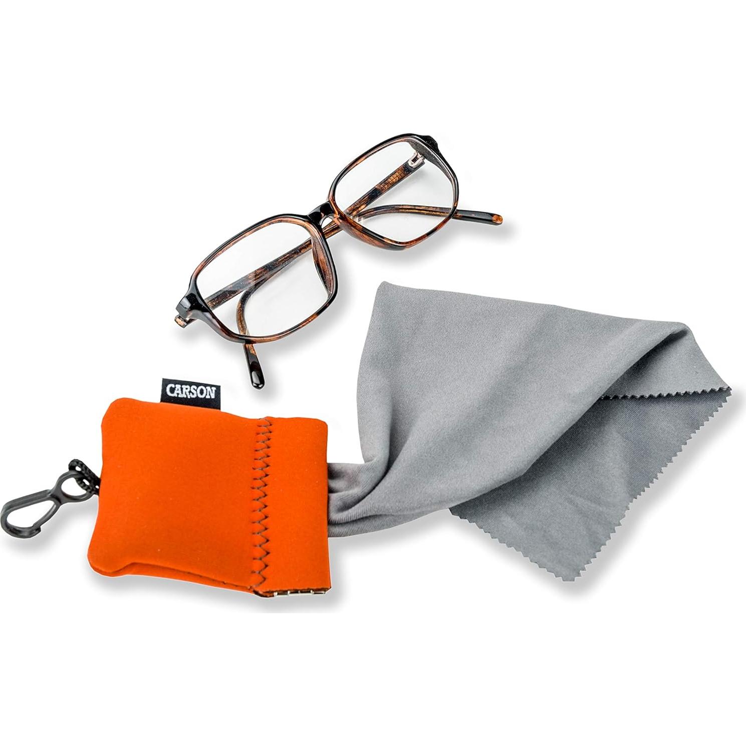 Paño de limpieza microfibra Carson Stuff-It Pro 20x20 cm Naranja