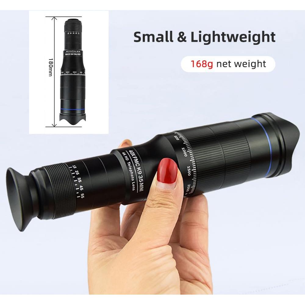 Kit Lente Telefoto 40X Kavolet para Smartphone - Observación