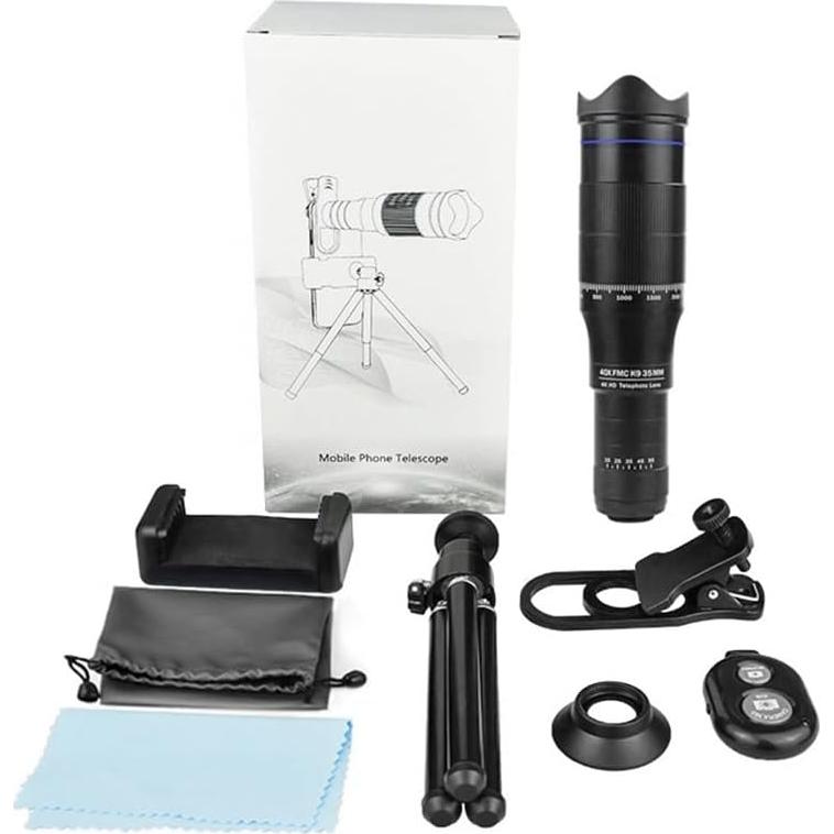 Kit Lente Telefoto 40X Kavolet para Smartphone - Observación