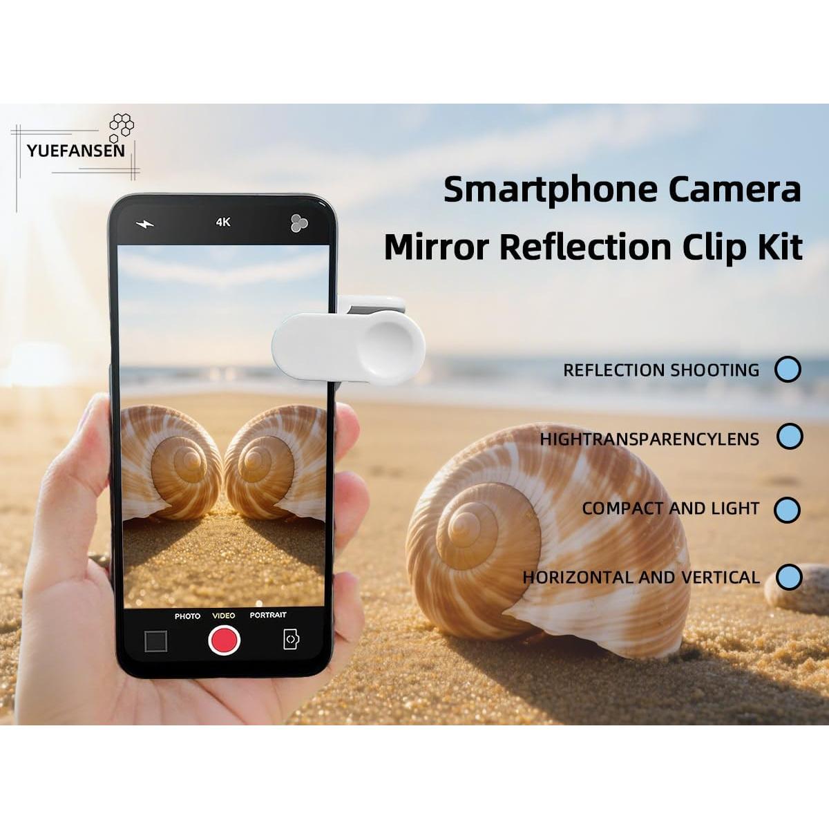 Kit Espejo de Reflexión 2-en-1 YUEFANSEN para Smartphone