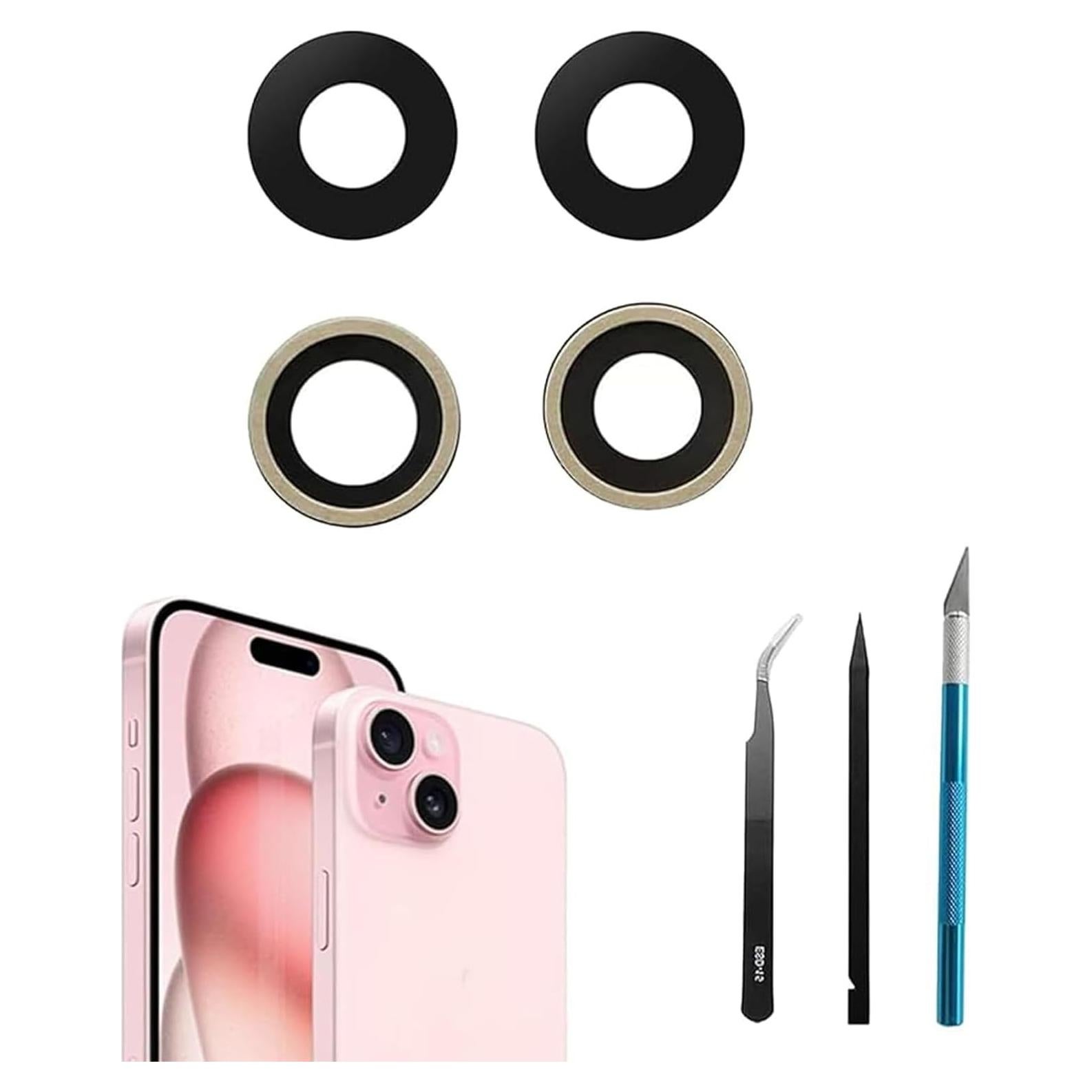 Reemplazo Lente Cámara Trasera iPhone 15 Plus Dakexiong