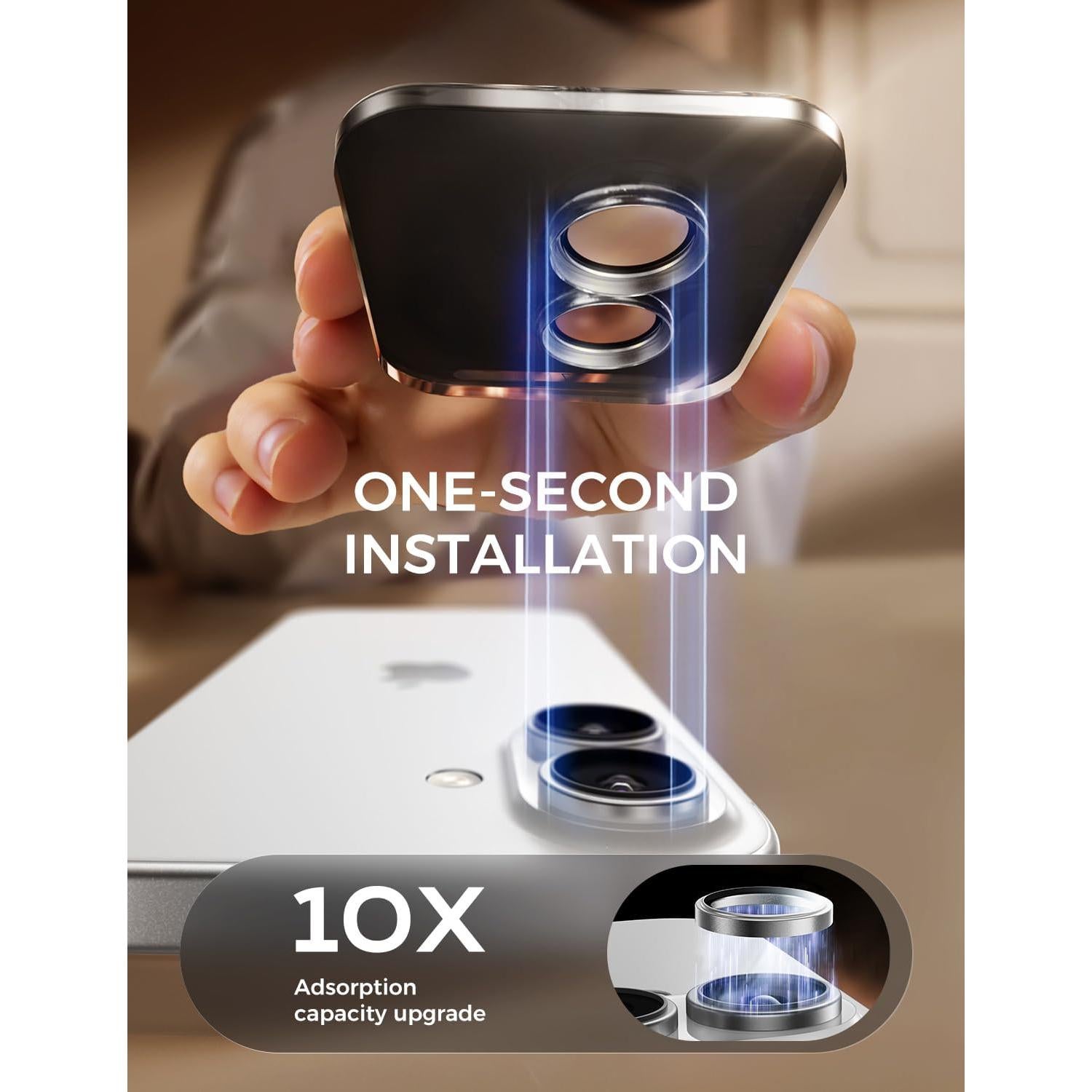 Protector de Lente de Cámara MAGIC JOHN para iPhone 17 - Vidrio Templado 9H