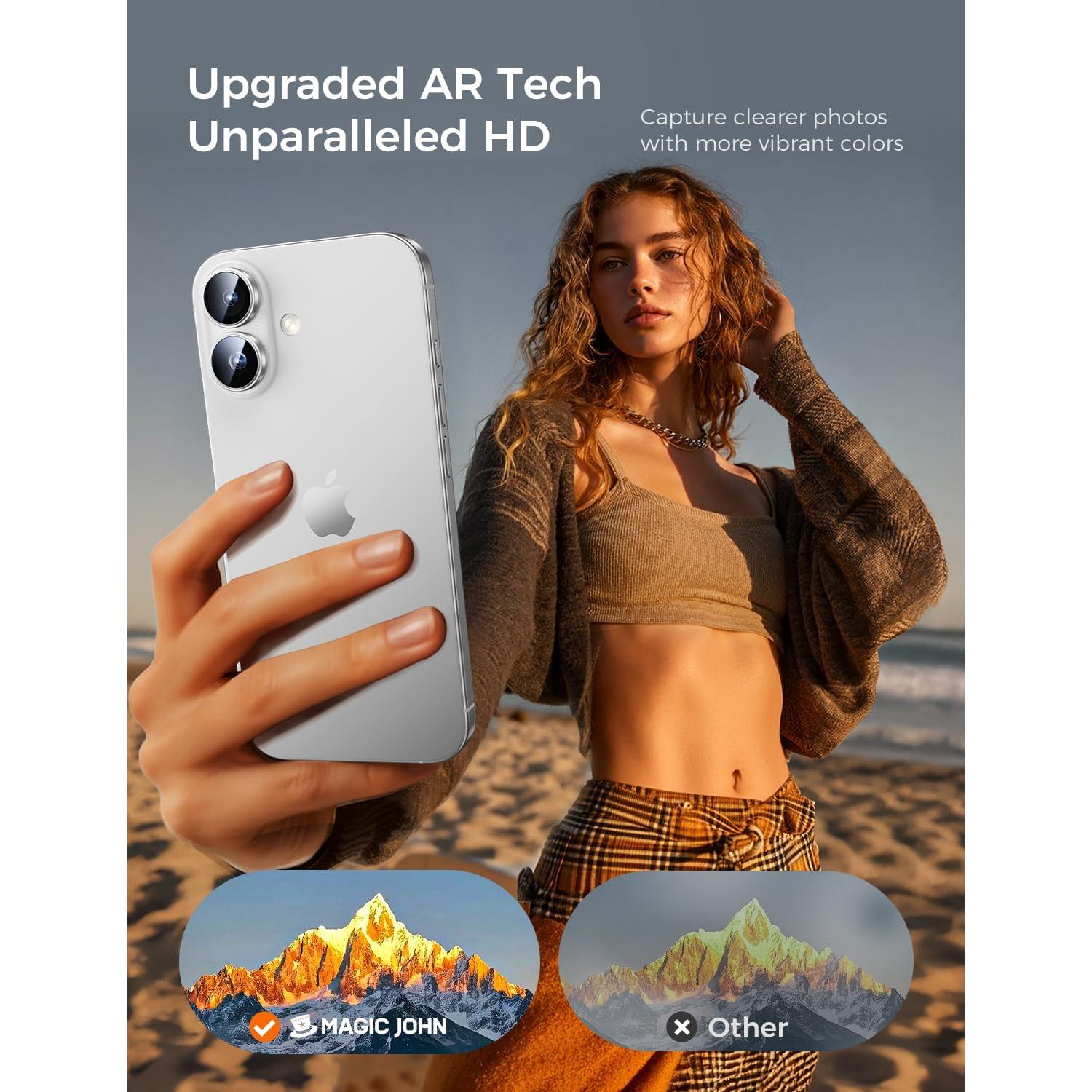 Protector de Lente de Cámara MAGIC JOHN para iPhone 17 - Vidrio Templado 9H