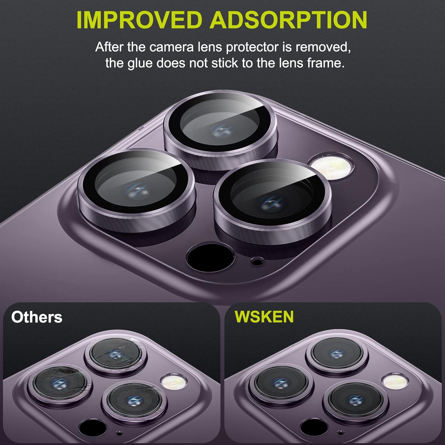 Protector de Lente de Cámara WSKEN para iPhone 14 Pro Max/Pro