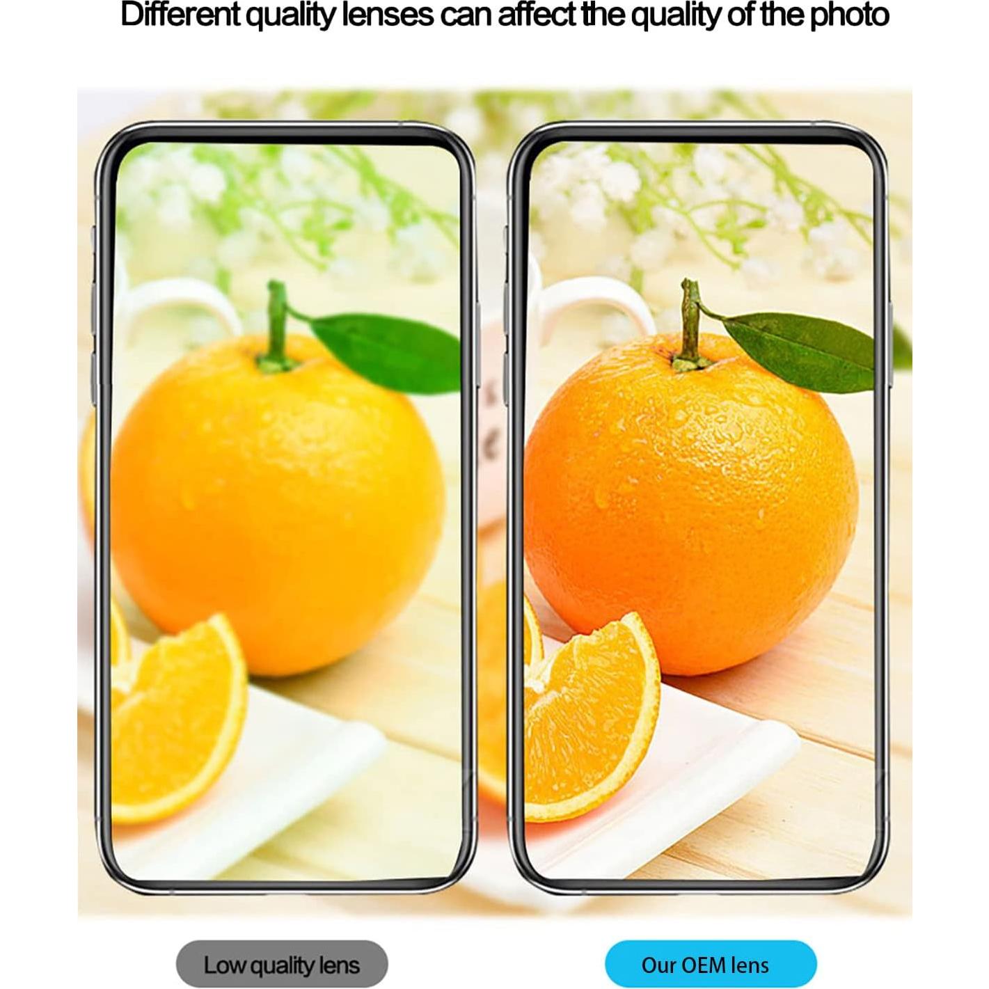 Reemplazo de Lente de Cámara Trasera GVKVGIH para iPhone 14/15