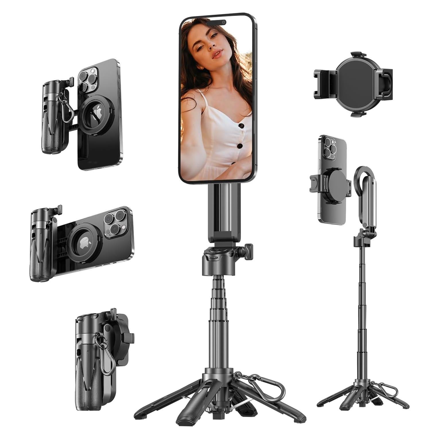 Palillo de Selfie Portátil Magnético YXYaoZhengYiGeYi 4-en-1