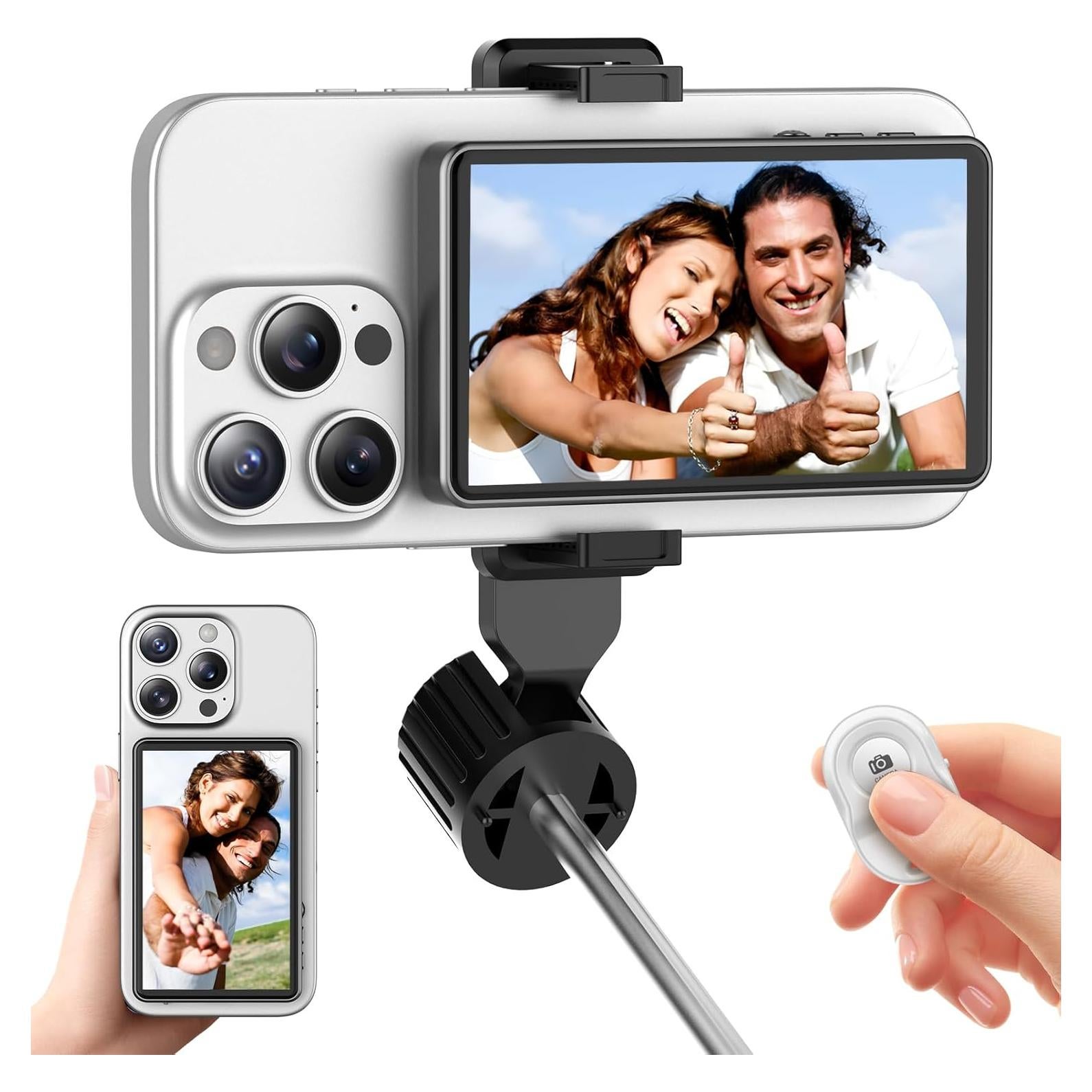 Monitor Selfie Inalámbrico Meonxy para Vlog 4K 30fps