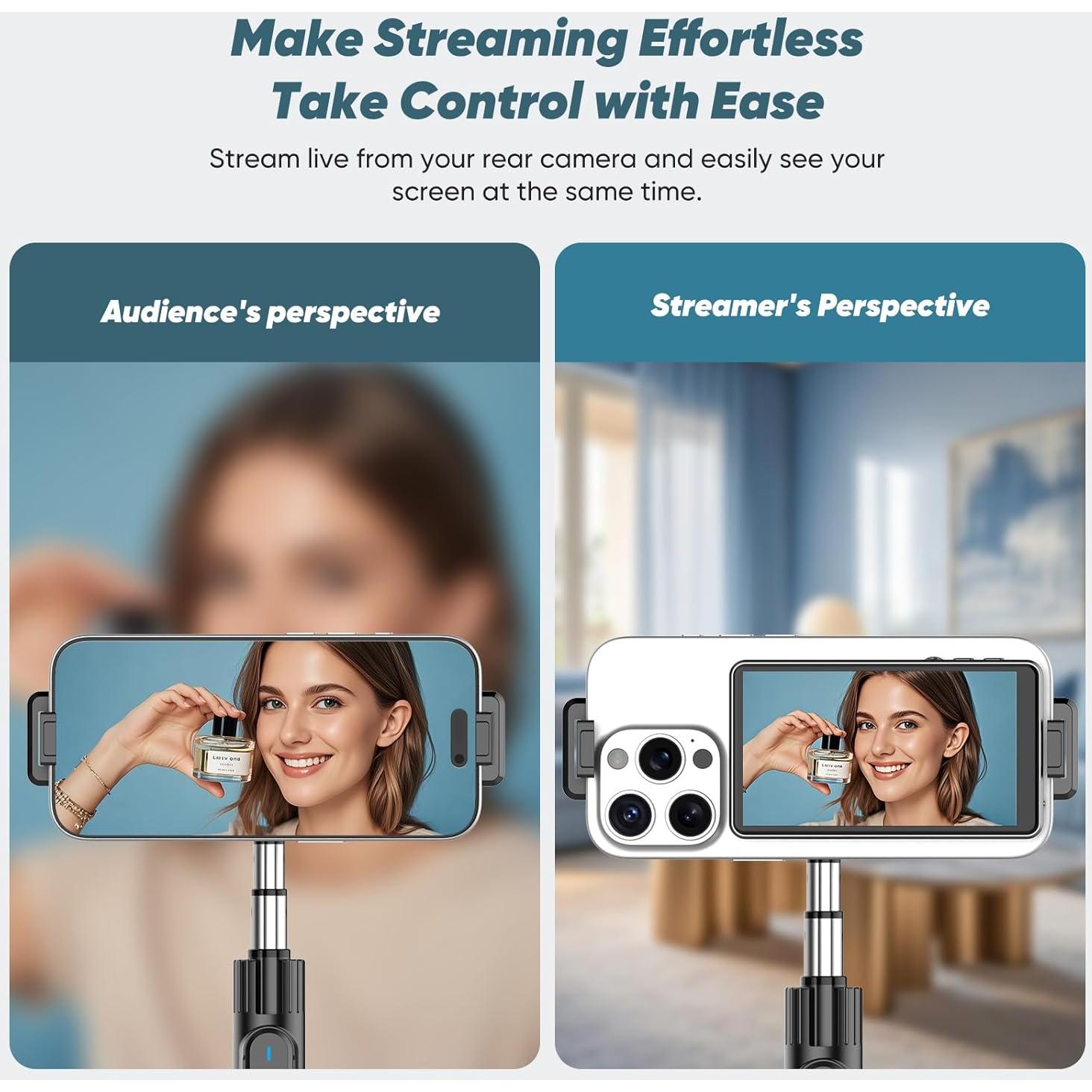 Monitor Selfie Inalámbrico Meonxy para Vlog 4K 30fps