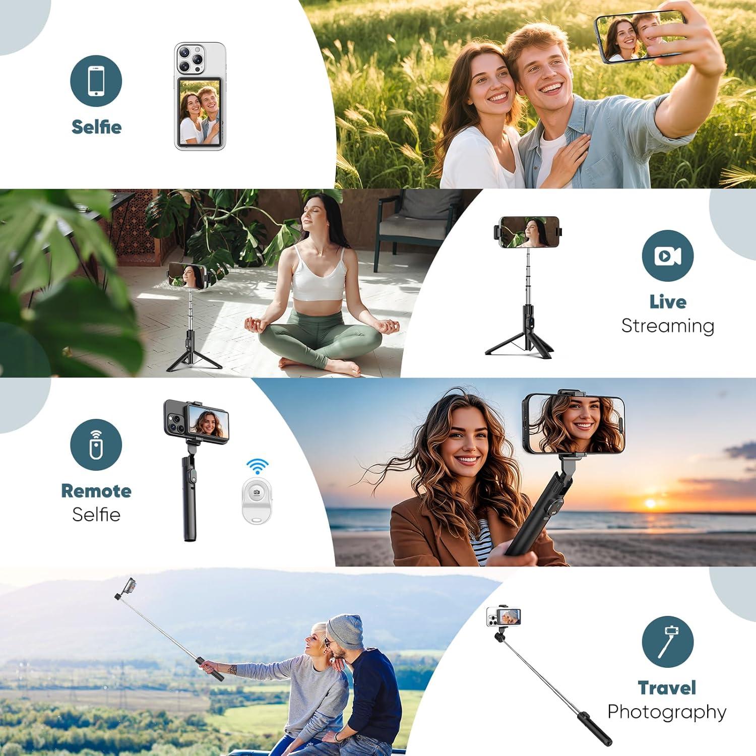 Monitor Selfie Inalámbrico Meonxy para Vlog 4K 30fps