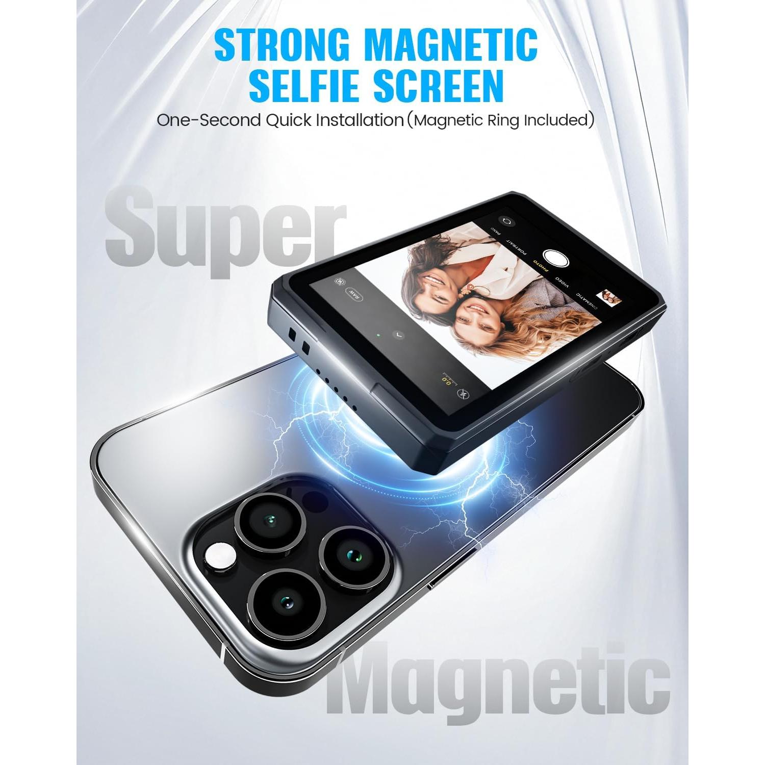 Monitor Selfie Inalámbrico 4K VERDELLE T5 para iPhone