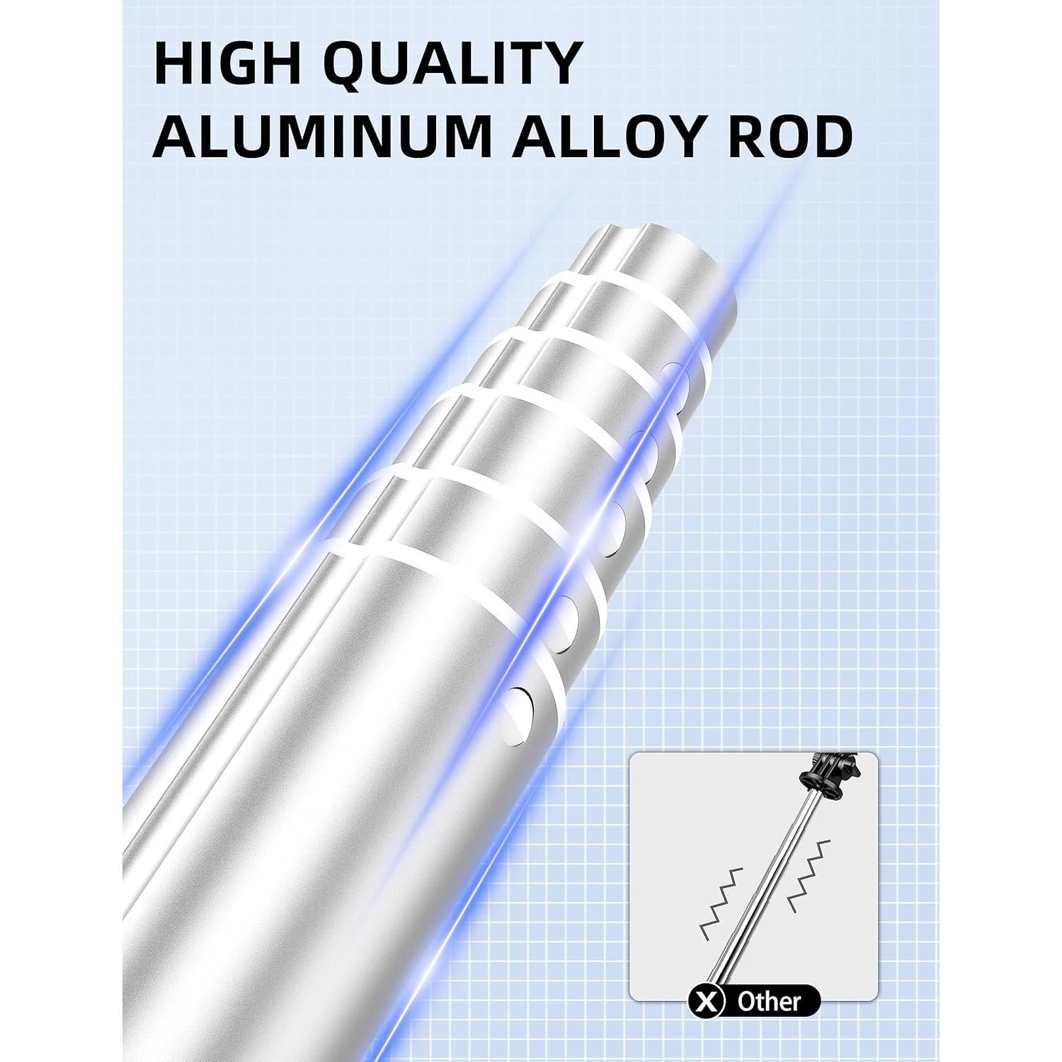 Trípode para Teléfono SelfieShow L12 Rosa Extensible 106 cm