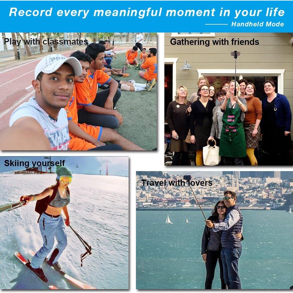 Bastón de Selfie 2-en-1 Apexel con Trípode y Control Remoto